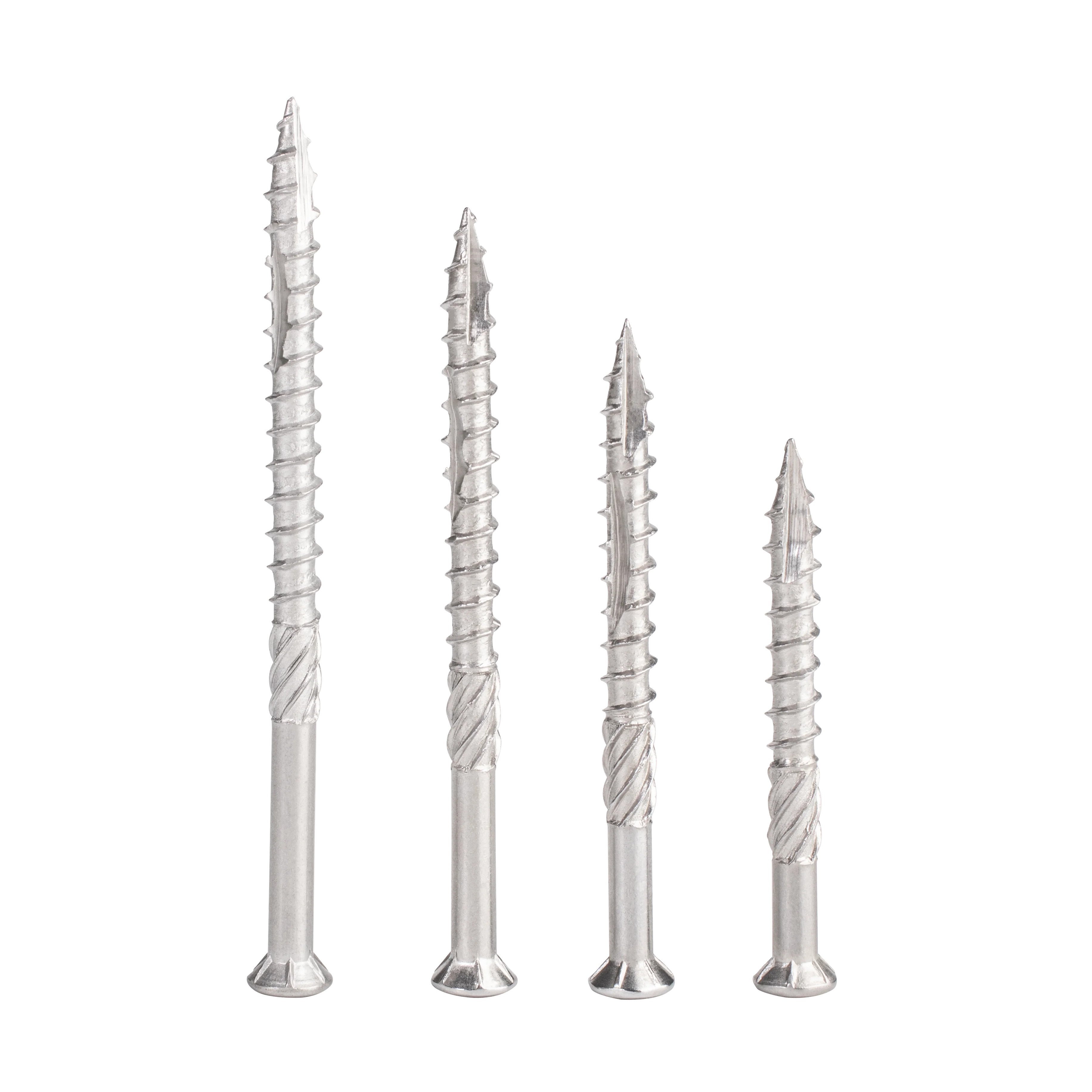 Stainless Steel Self-Tapping Screws Kit,High Strength Self Tapping Screws Wood Screws Flat Head T25 Torx Drive Deck Screws