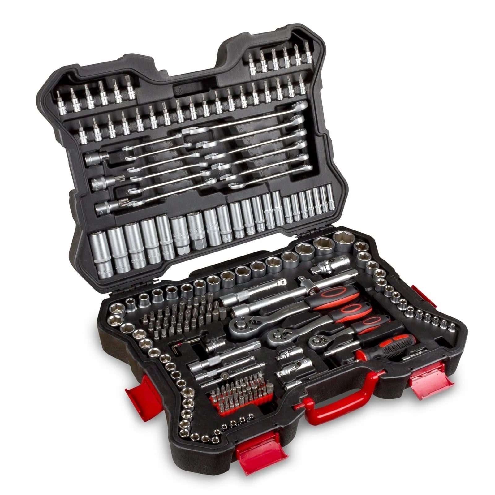 Tool Case 215 Pieces Ratch 1/2" 3/8" 1/4" Mannesmann Type Suitcase