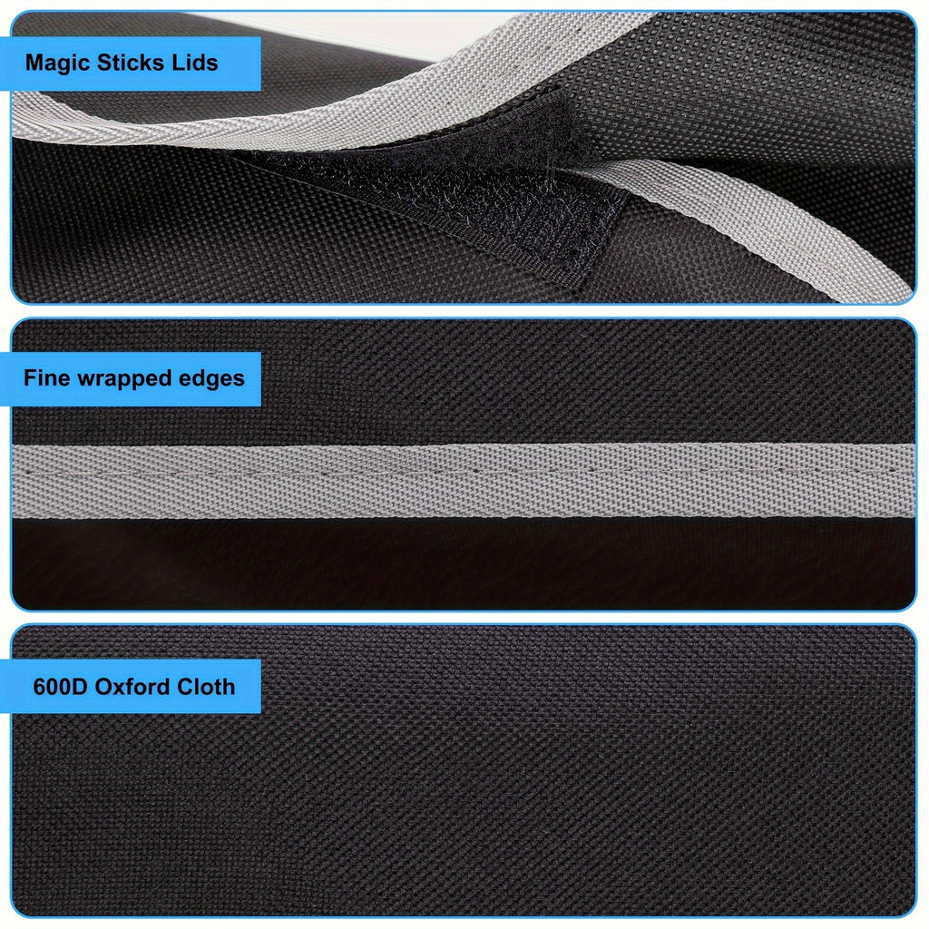 1Pc Car Seat Back Storage Bag Oxford Cloth Car Trunk Organizer With Seat Back Storage, Collapsible Waterproof Large Capacity Multi-pocket Car Tools And Accessories Storage Bag