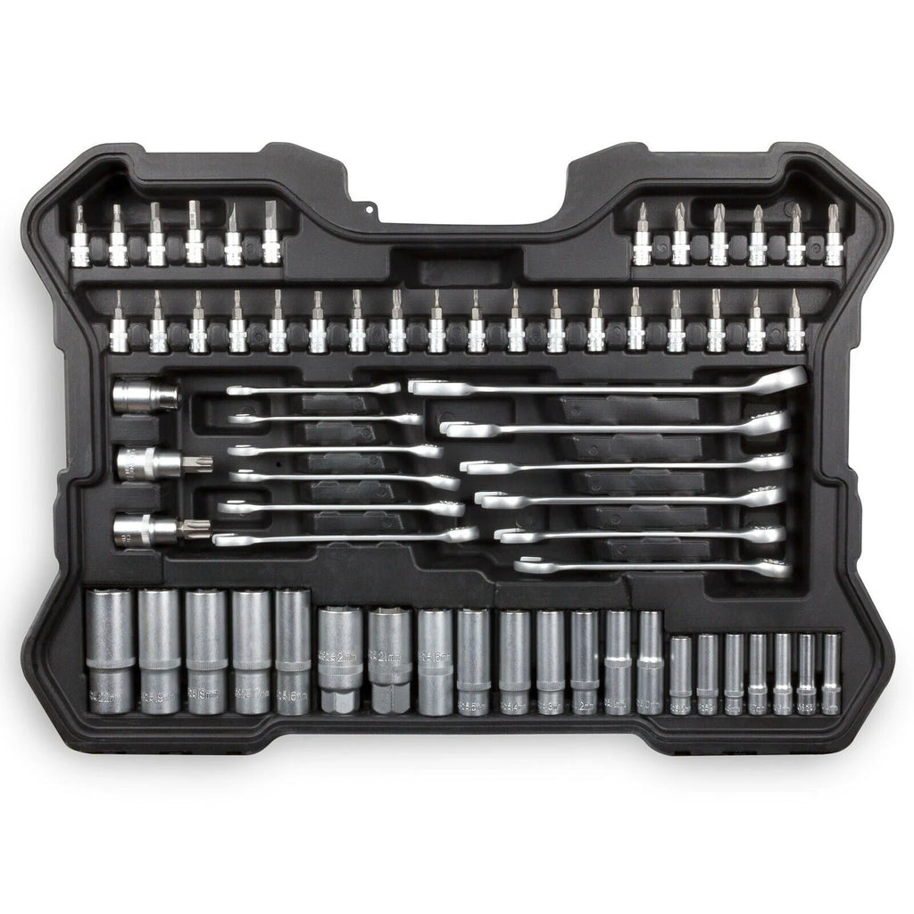 Tool Case 215 Pieces Ratch 1/2" 3/8" 1/4" Mannesmann Type Suitcase