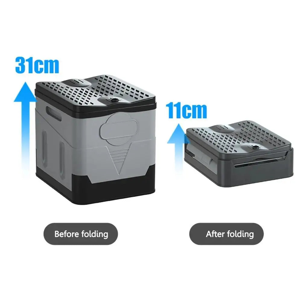 Folding Toilet Portable Collapsible Anti-Odor Storage Box Car Toilet Adult Self-Driving Travel Emergency Toilet