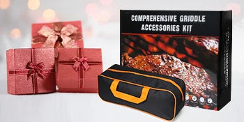 50 Pieces Teppanyaki Bakeware Accessory Set Stainless Steel Set for Camping Cooking and Outdoor Barbecue with Magnifying Spatula