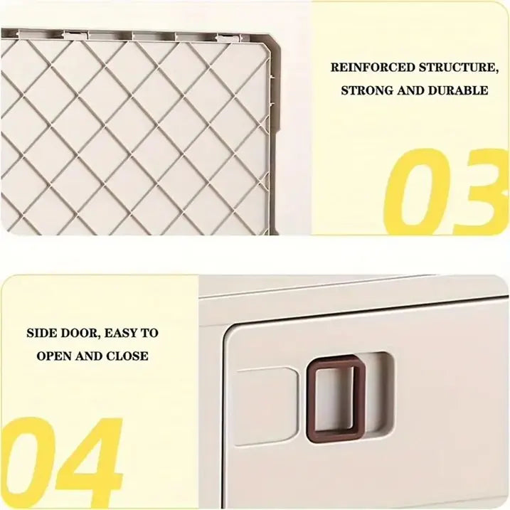 Multi-Purpose Outdoor Storage Container Foldable Car Trunk Organizer Plastic Portable Camping Storage Boxes & Bins Container