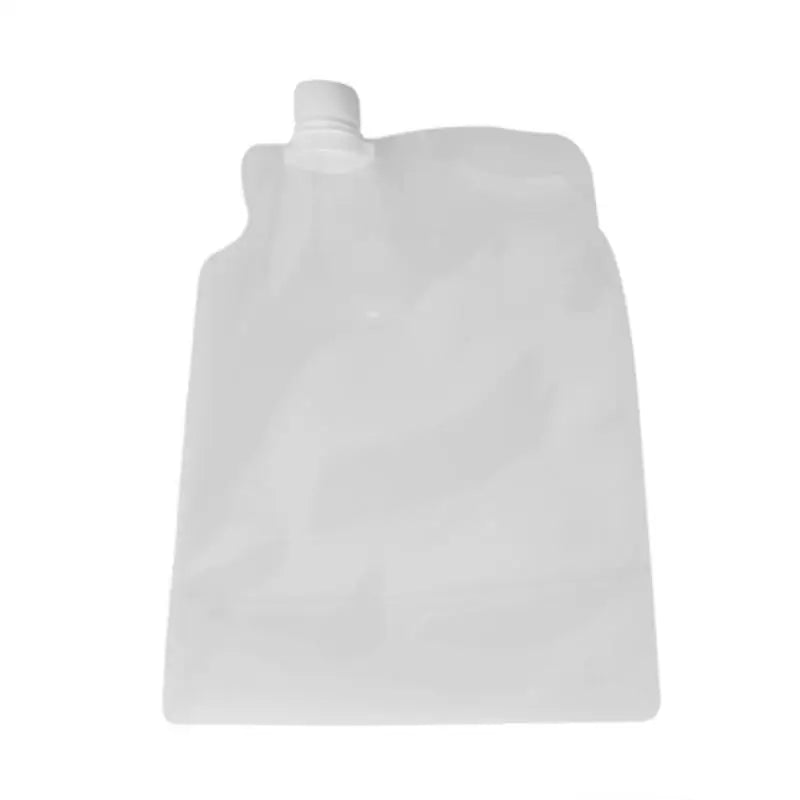 Portable 2L Foldable Drinking Water Bag Outdoor Camping Hiking Riding Transparent Water Container Small Mouth Handle Water Bag