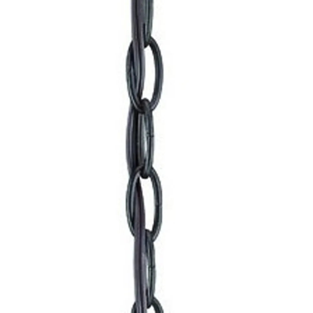 HMS Antique Bronze Solar LED Lantern Battery-Powered Hanging Light for Garden and Camping Lithium Power Source