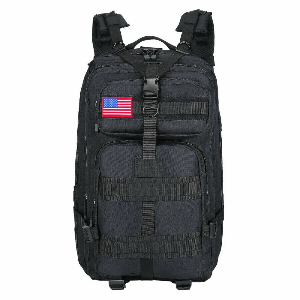 40L Outdoor Tactical Bag Camping Hiking Trekking Backpack Camo Rucksack