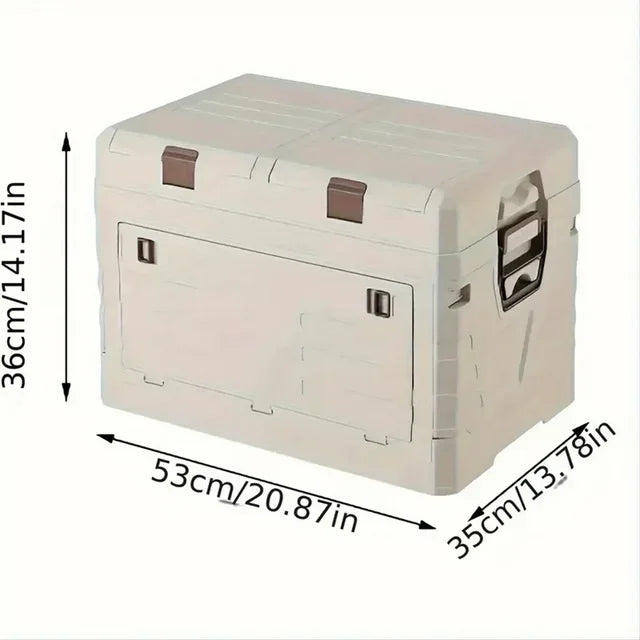 Multi-Purpose Outdoor Storage Container Foldable Car Trunk Organizer Plastic Portable Camping Storage Boxes & Bins Container