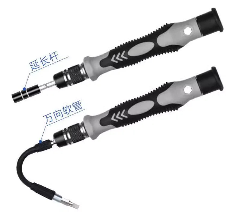 Multi purpose clock and mobile phone disassembly and repair screwdriver tool 115-in-1 screwdriver set