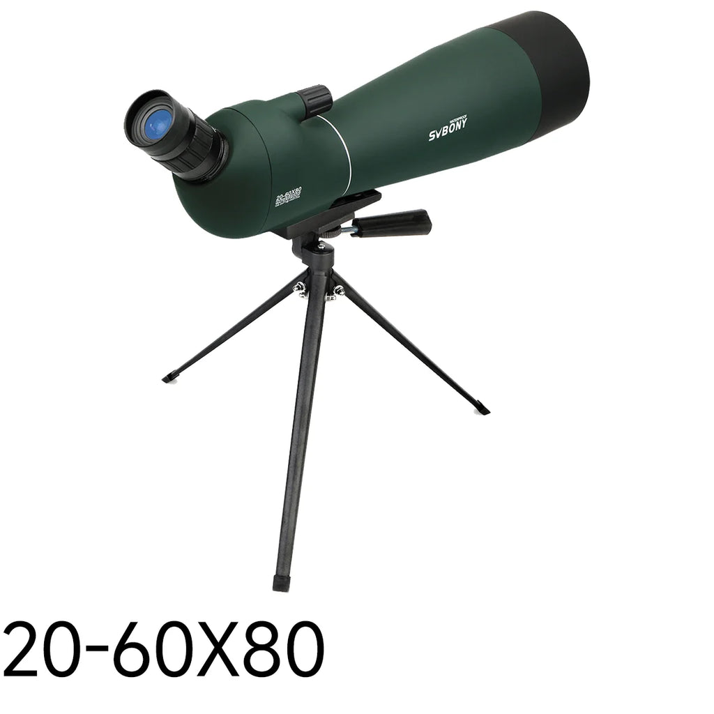 Svbony SV28 Spotting Scope 50/60/70/80mm Powerful Zoom With Tripod Waterproof,Camping equipment, Target Shooting,Bird Watching