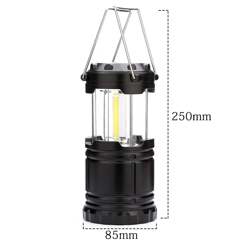 Portable COB Telescopic Camping Light Outdoor Light Tent Light Lantern Foldable Pole LED Camping Lantern