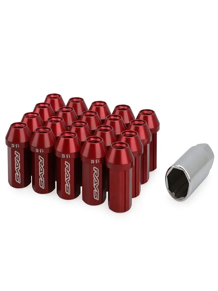 Aluminum car Wheel Lock Nuts Racing Lug Nuts Length 42MM 12x1.5/1.25 for RAYS racing nuts Car Accessories universial New