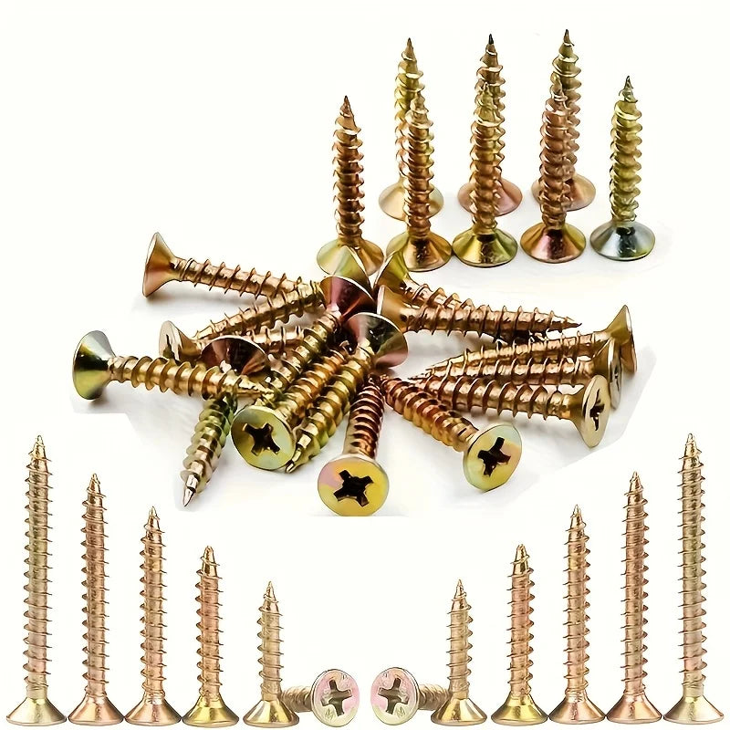 210 cross shaped flat head self tapping screws, self tapping wood screws, woodworking screws, metal self tapping screw