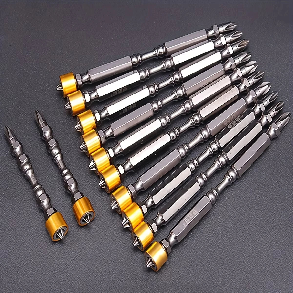 5/10 Pcs PH2 Magnetic Screwdriver Bits Phillips 1/4 Inch Hexagonal Shank with Magnetic Ring for Electric Screwdriver