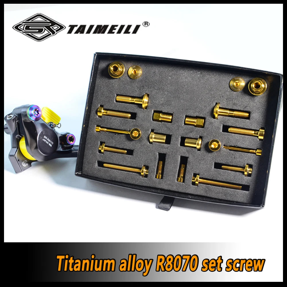TAIMEILI Titanium alloy XT R8170/8070caliper set screws Repair modified screws