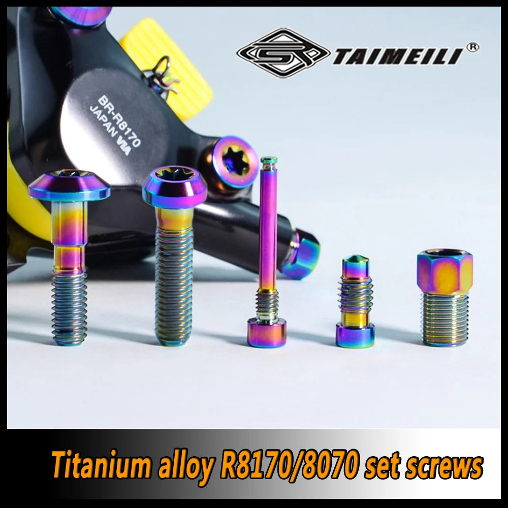TAIMEILI Titanium alloy XT R8170/8070caliper set screws Repair modified screws
