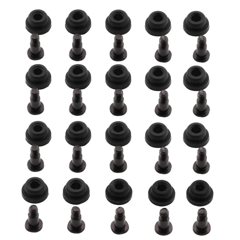 20pcs Computer Case Shockproof Screws Shockproof Screws + Shock Absorption 3.5-inch or 2.5-inch HDD Shock Absorption Screws