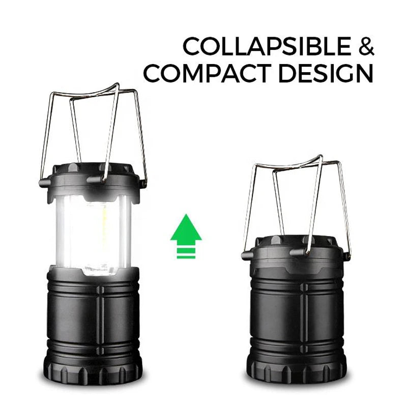 Portable COB Telescopic Camping Light Outdoor Light Tent Light Lantern Foldable Pole LED Camping Lantern