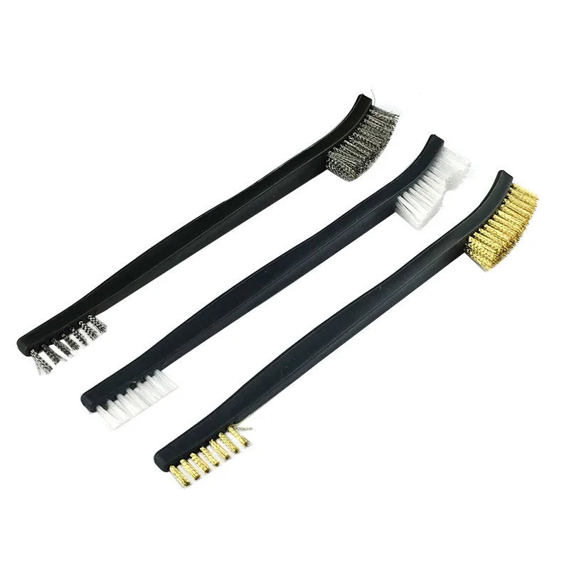 TAIMIMEI Double-end Steel Wire Brush & Nylon Pick Set Universal Hunting Gun Cleaning Kit Tactical Rifle Gun Cleaning Tool