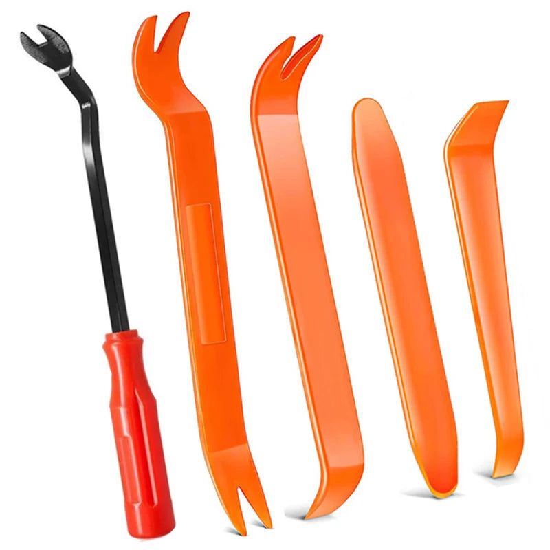 Auto Trim Removal Tool Car Door Trim Panel Tools Car Radio Audio Installer Pry Tool for Car Auto Door Clip Panel Crowbar Removal