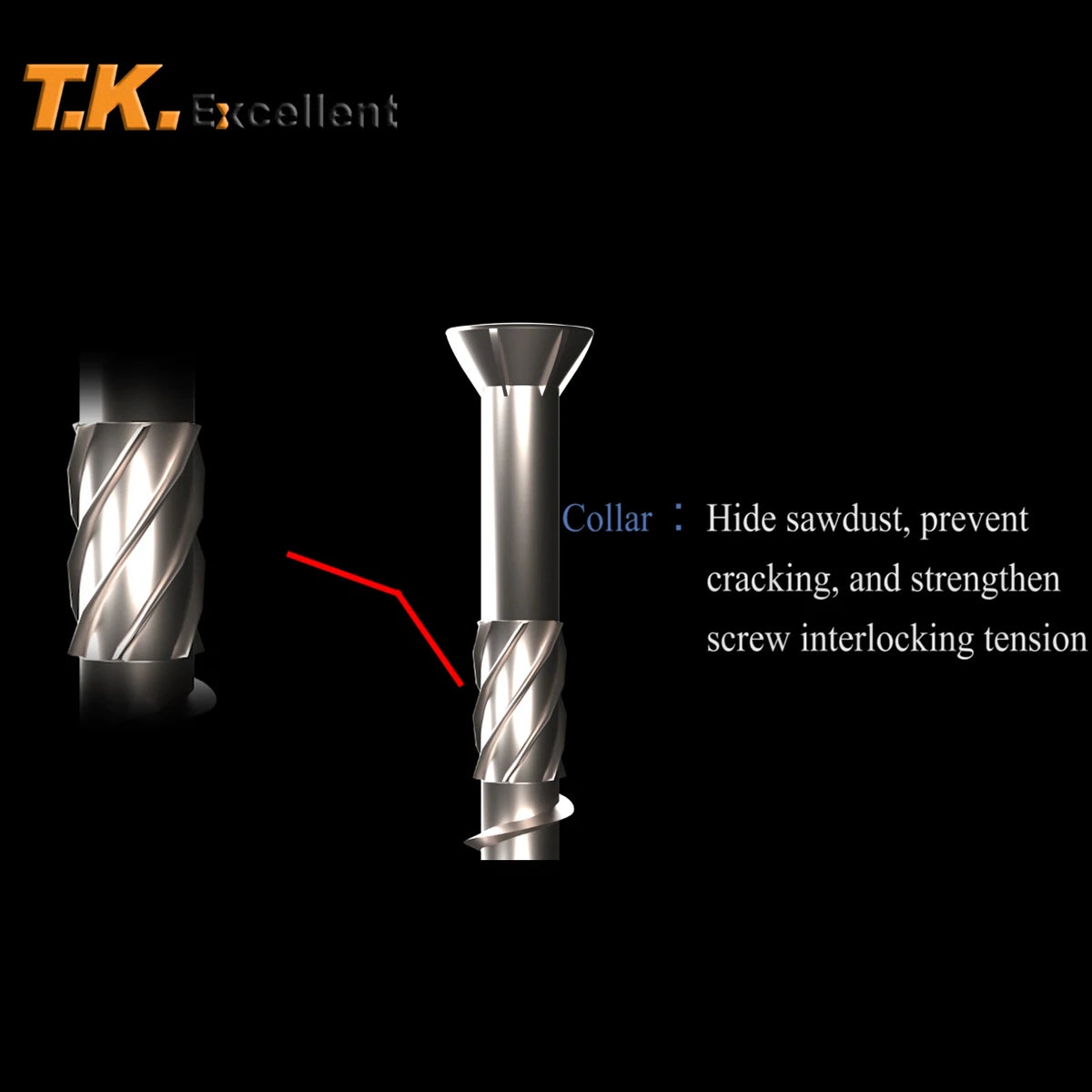 Stainless Steel Self-Tapping Screws Kit,High Strength Self Tapping Screws Wood Screws Flat Head T25 Torx Drive Deck Screws