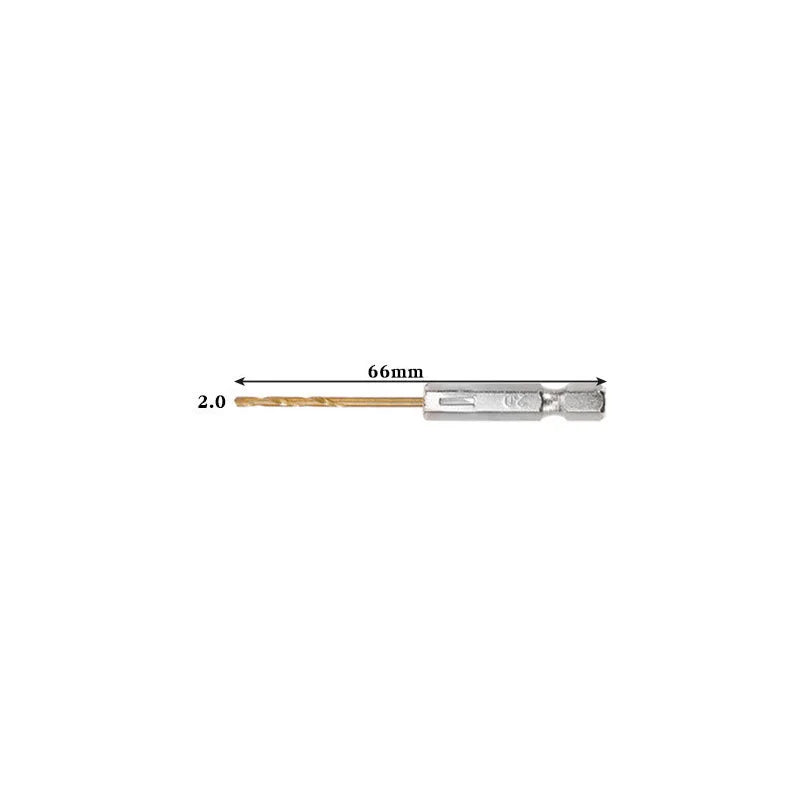 Hexagonal handle 13pc Titanium Twists drill 1.5-6.5mm electric drill screwdriver drilling reaming drill tool
