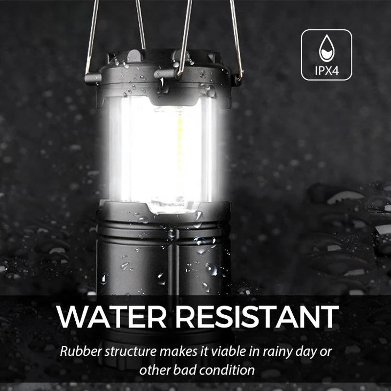 Portable COB Telescopic Camping Light Outdoor Light Tent Light Lantern Foldable Pole LED Camping Lantern