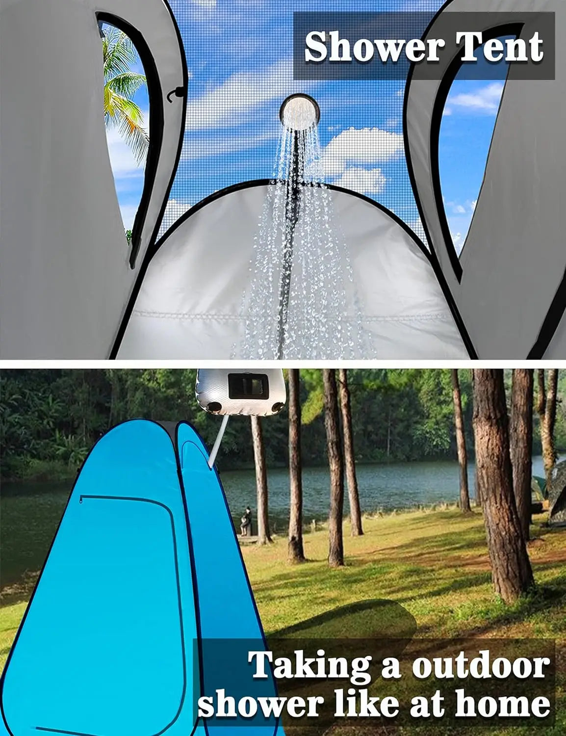 Portable Outdoor Camping Tent Shower Tent Simple Bath Cover Changing Fitting Room Tent Mobile Toilet Fishing Photography Tent