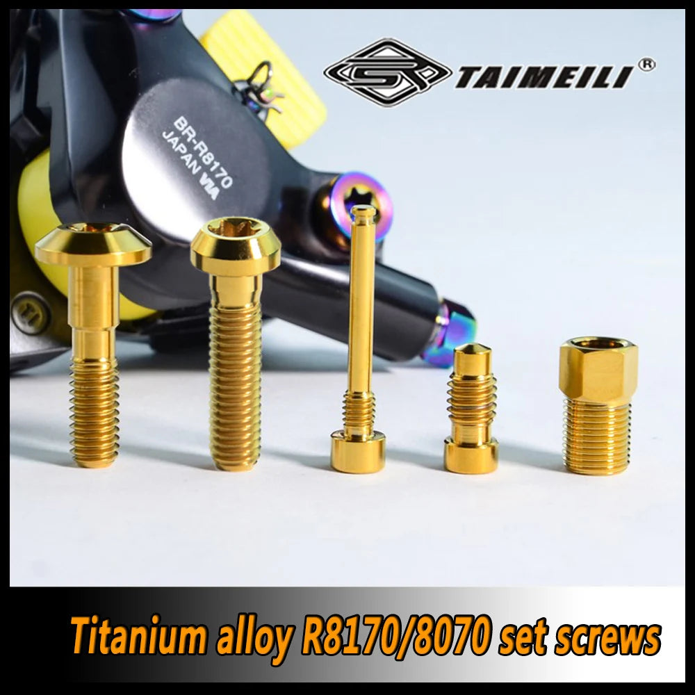 TAIMEILI Titanium alloy XT R8170/8070caliper set screws Repair modified screws