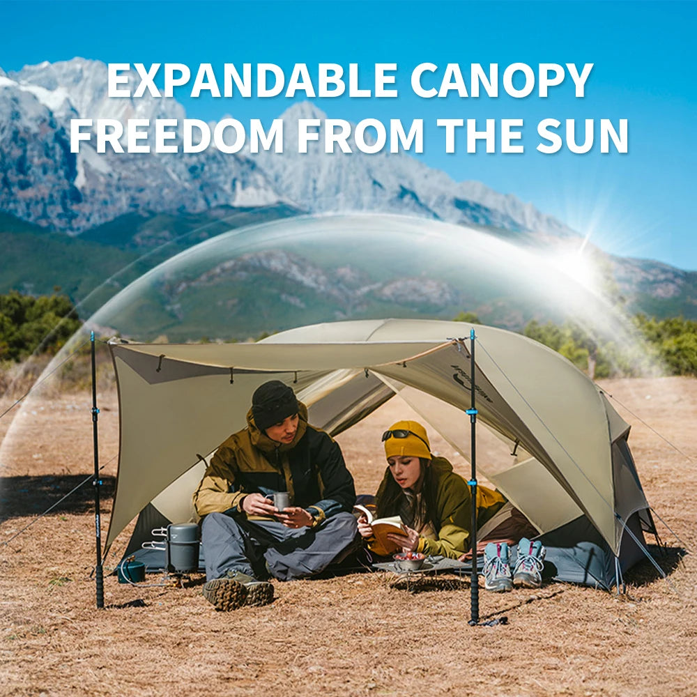 Naturehike Mongar UL 2 Tent 2 Person Backpacking Tent 20D Ultralight Travel Tent Waterproof Hiking Survival Outdoor Camping Tent