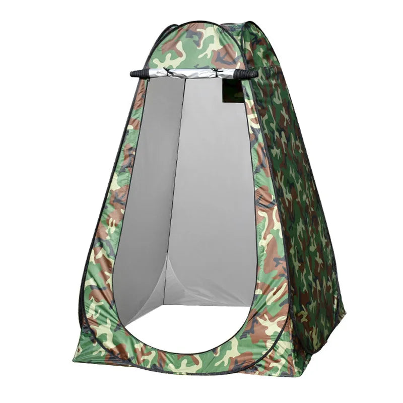 Portable Outdoor Camping Tent Shower Tent Simple Bath Cover Changing Fitting Room Tent Mobile Toilet Fishing Photography Tent
