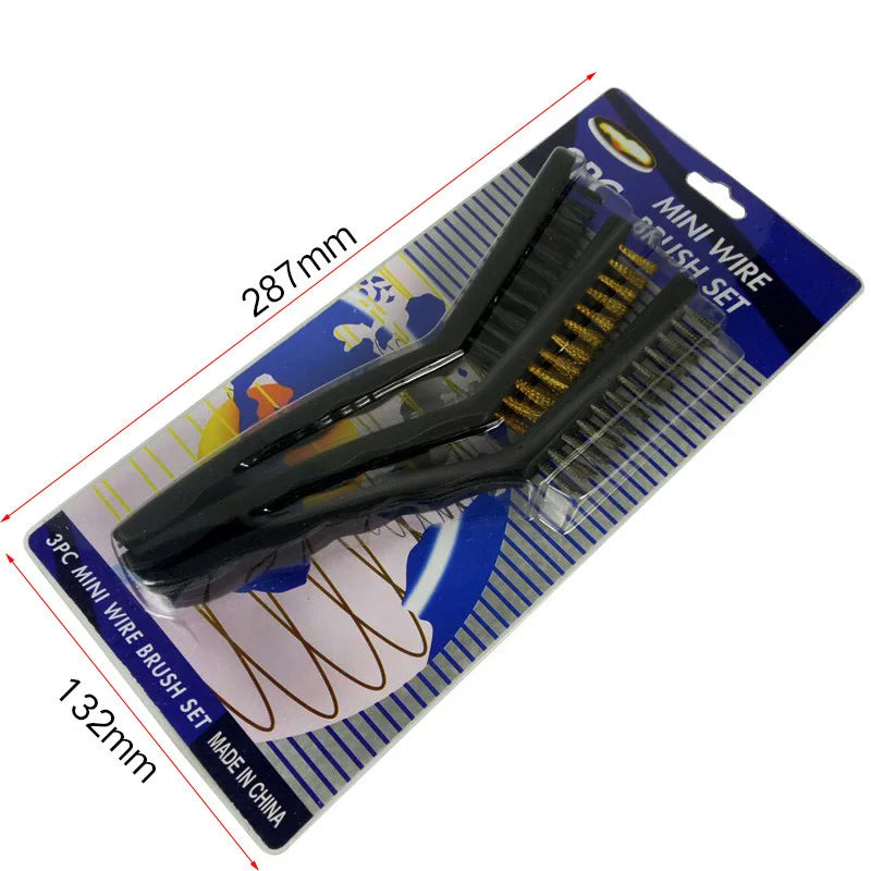 TAIMIMEI Double-end Steel Wire Brush & Nylon Pick Set Universal Hunting Gun Cleaning Kit Tactical Rifle Gun Cleaning Tool