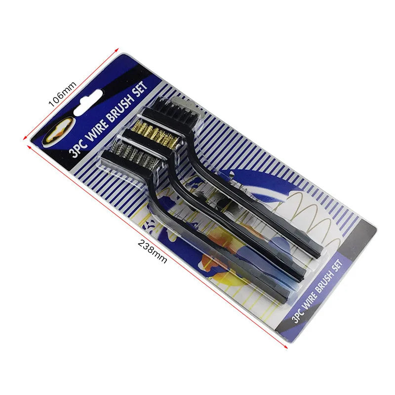 TAIMIMEI Double-end Steel Wire Brush & Nylon Pick Set Universal Hunting Gun Cleaning Kit Tactical Rifle Gun Cleaning Tool