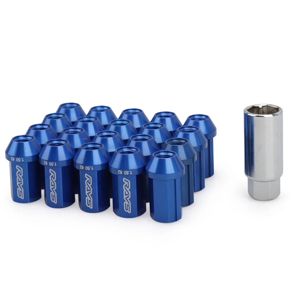 Aluminum car Wheel Lock Nuts Racing Lug Nuts Length 42MM 12x1.5/1.25 for RAYS racing nuts Car Accessories universial New