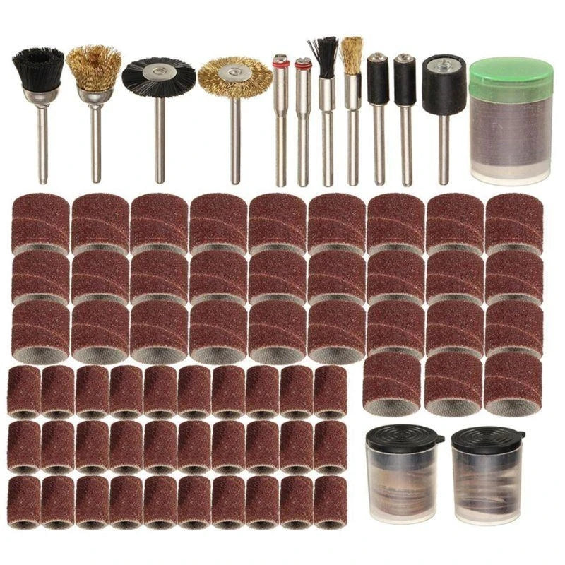 150Pcs Rotary Power Tool Fits Dremel 1/8" Shank Sanding Polish Accessory Bit Set DropShipping