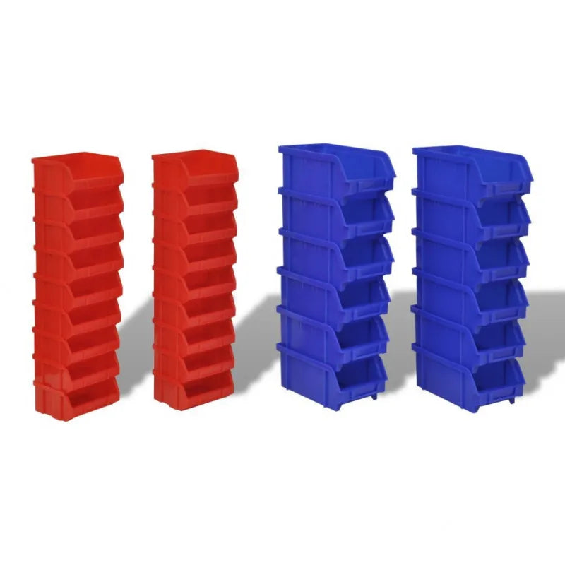 32pc Diy Wall Shelving Tool Organizer Stackable Boxes Modular Plates TSX TOOL