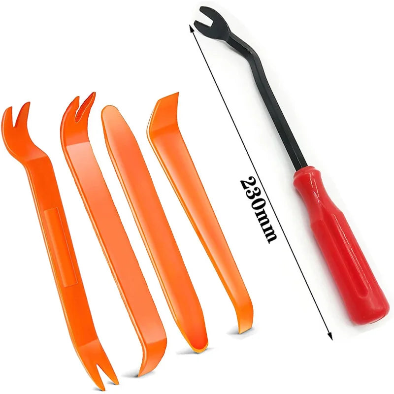 Auto Trim Removal Tool Car Door Trim Panel Tools Car Radio Audio Installer Pry Tool for Car Auto Door Clip Panel Crowbar Removal