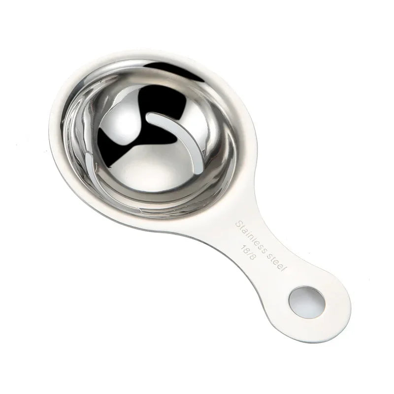 Household Kitchen Small Tool, Food Grade Stainless Steel Isolator Filter, Egg Yolk and Egg White Separator