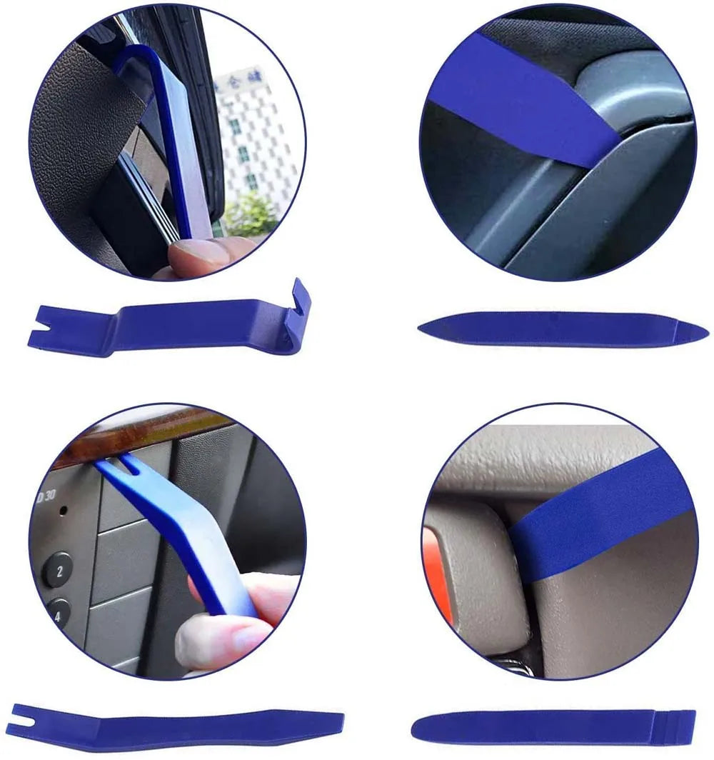 Auto Door Clip Panel Trim Removal Tool Kits Navigation Blades Disassembly Seesaw Car Interior Plastic Seesaw Conversion Tools