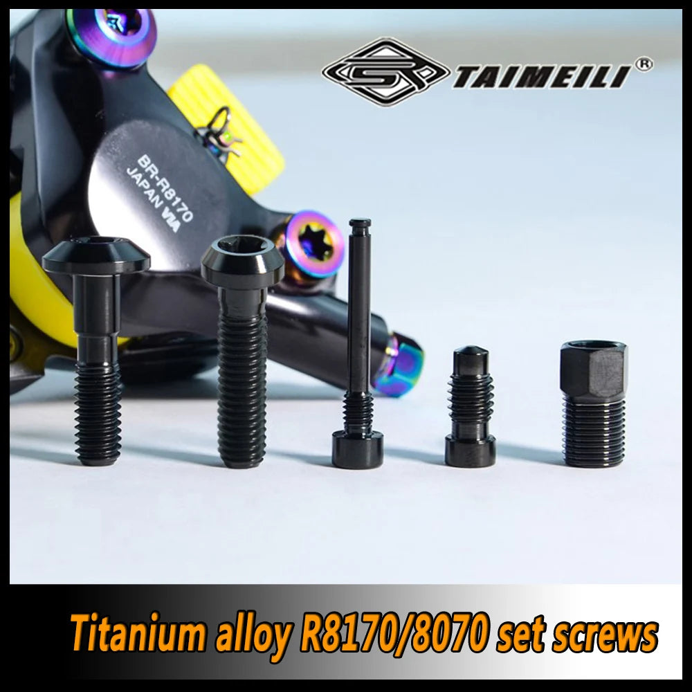 TAIMEILI Titanium alloy XT R8170/8070caliper set screws Repair modified screws
