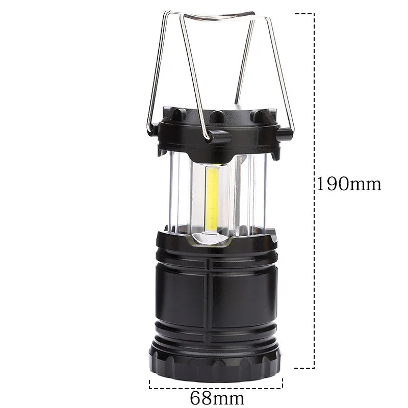Portable COB Telescopic Camping Light Outdoor Light Tent Light Lantern Foldable Pole LED Camping Lantern