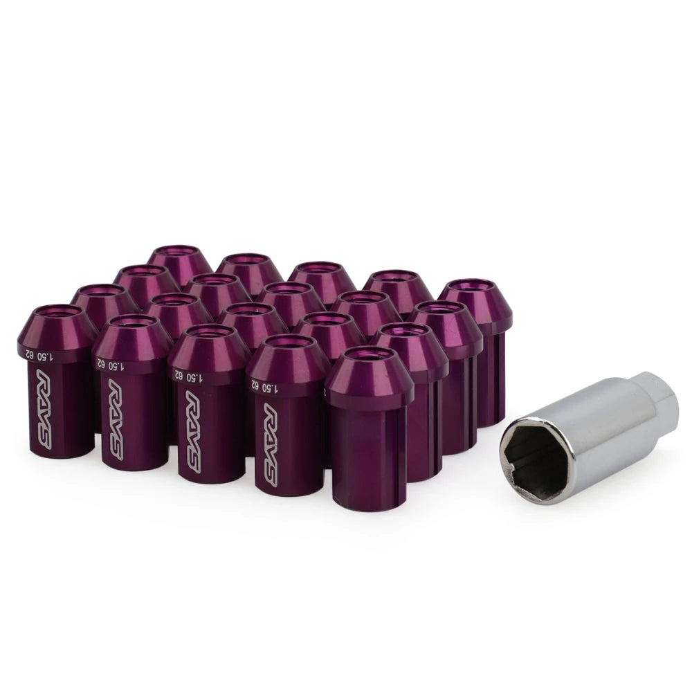 Aluminum car Wheel Lock Nuts Racing Lug Nuts Length 42MM 12x1.5/1.25 for RAYS racing nuts Car Accessories universial New