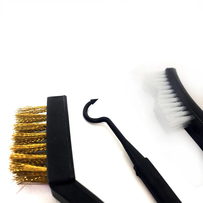 TAIMIMEI Double-end Steel Wire Brush & Nylon Pick Set Universal Hunting Gun Cleaning Kit Tactical Rifle Gun Cleaning Tool