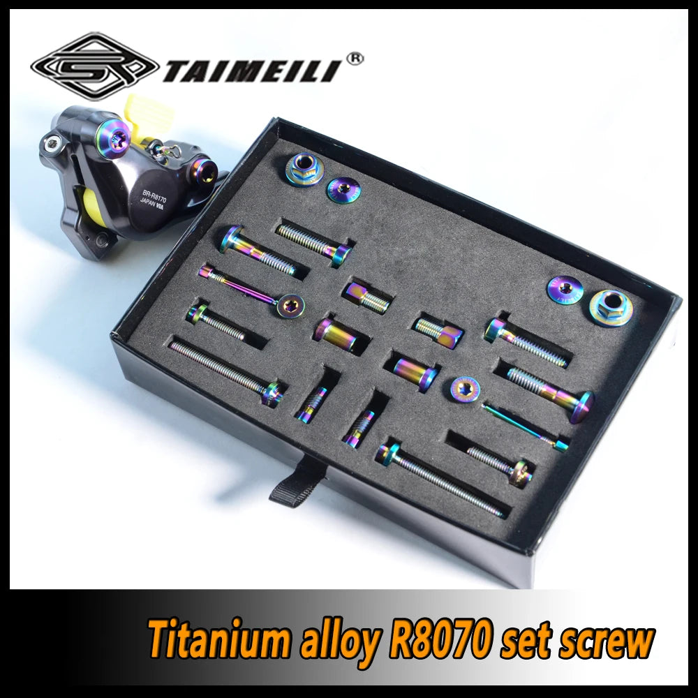 TAIMEILI Titanium alloy XT R8170/8070caliper set screws Repair modified screws