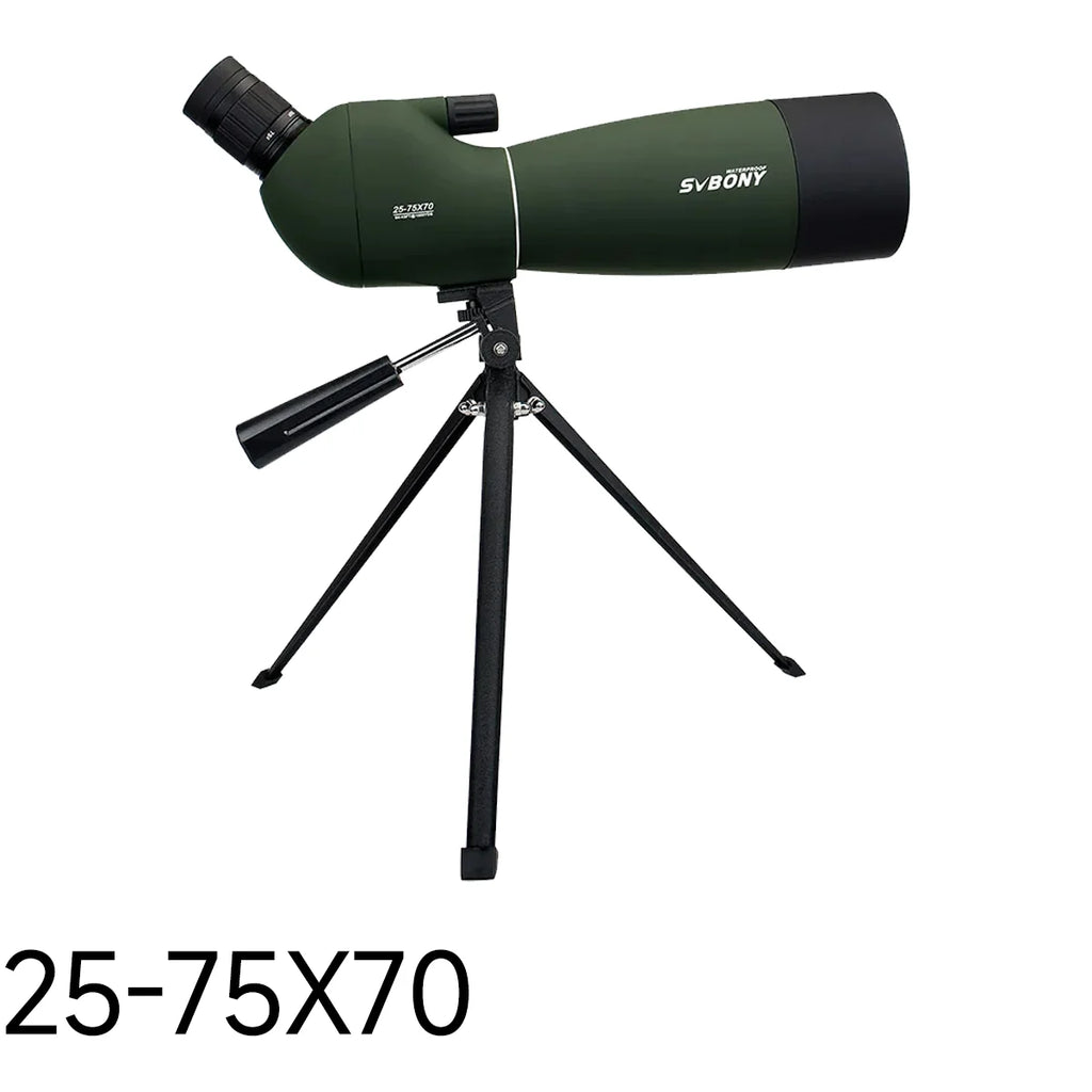Svbony SV28 Spotting Scope 50/60/70/80mm Powerful Zoom With Tripod Waterproof,Camping equipment, Target Shooting,Bird Watching